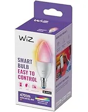 Bombilla inteligente WiZ E14 tipo vela compatible con Alexa