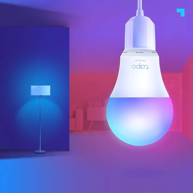 Dos bombillas Tapo L530E como referencia visual de una compra E27 equilibrada para empezar con Alexa