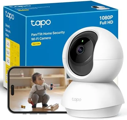 Cámara interior Tapo C200 compatible con Alexa en color blanco