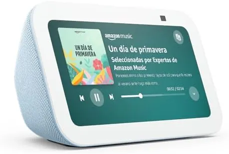 Echo Show 5 con pantalla táctil inteligente y Alexa en color gris azulado