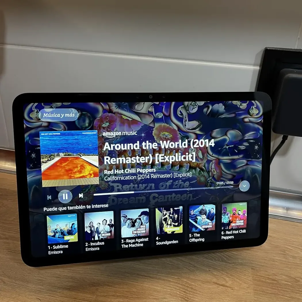 Echo Show 8 en contexto como apoyo visual para valorar uso diario y colocación