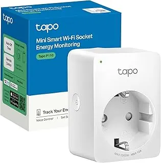 Enchufe inteligente Tapo P110 compatible con Alexa y medidor de consumo