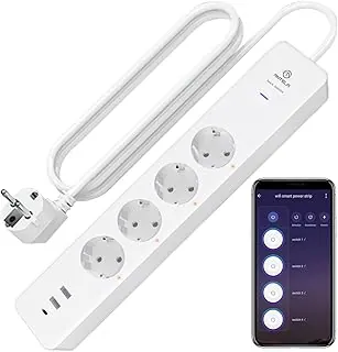 Regleta inteligente ANTELA Smart Wi-Fi Power Strip compatible con Alexa